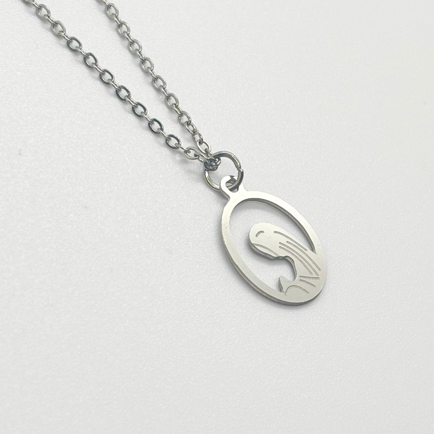 Catenina in acciaio - Madonna