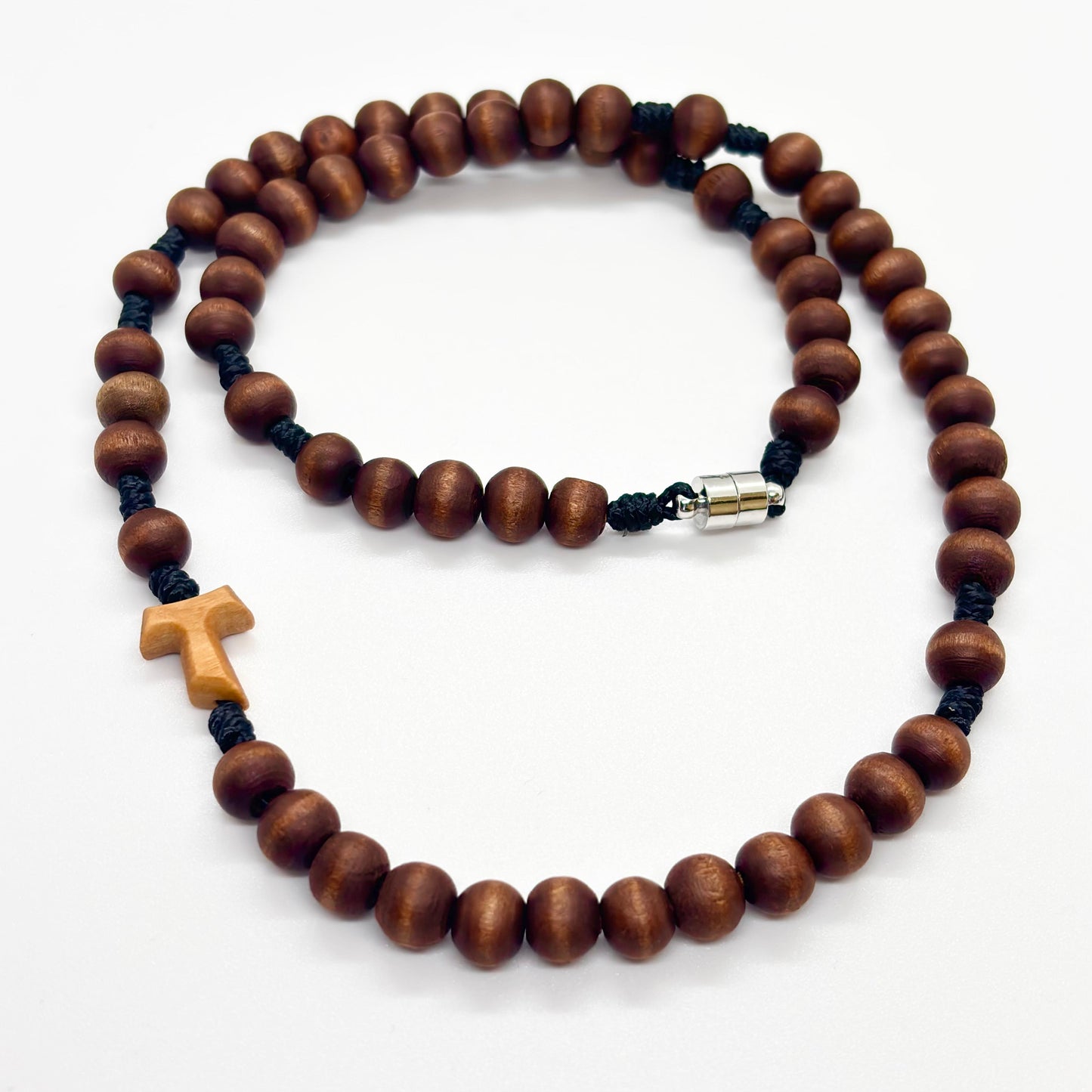 Rosario/collana indossabile legno