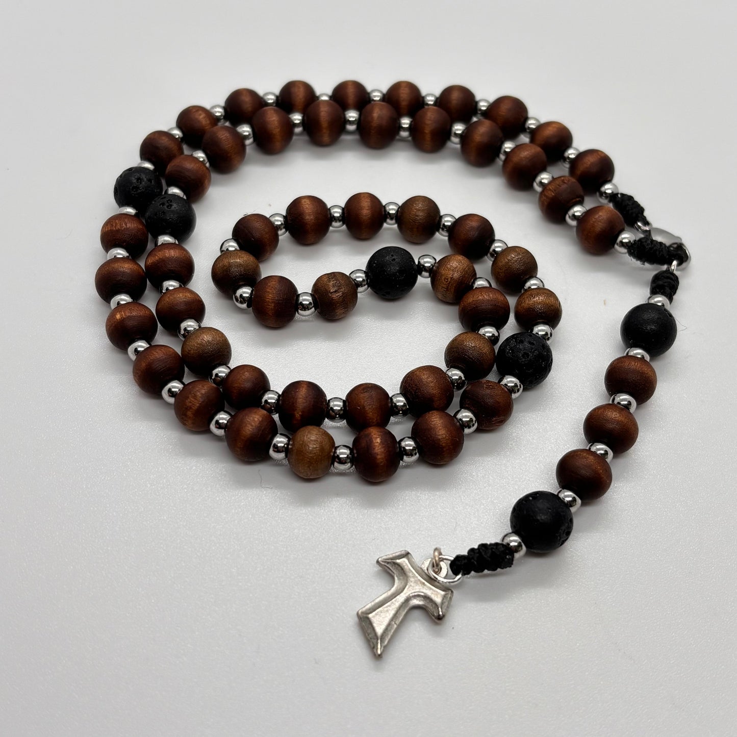 Collana- Rosario in legno