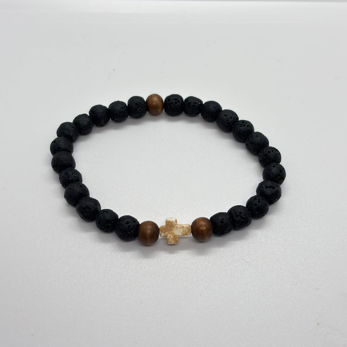 Bracciale in pietra lavica