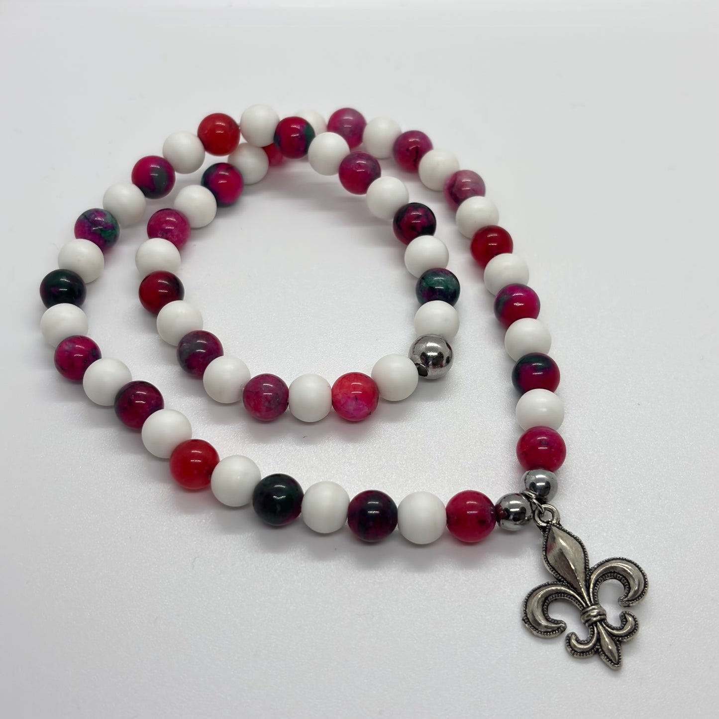 Collana donna con giglio