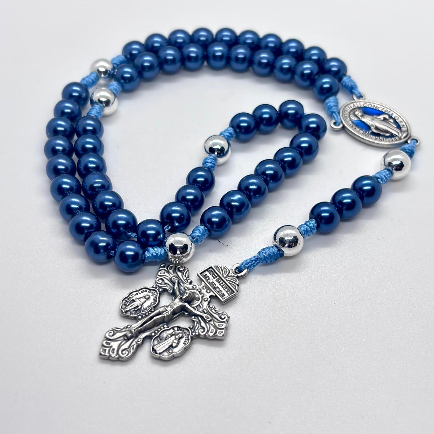 Rosario In vetro Medaglia Miracolosa