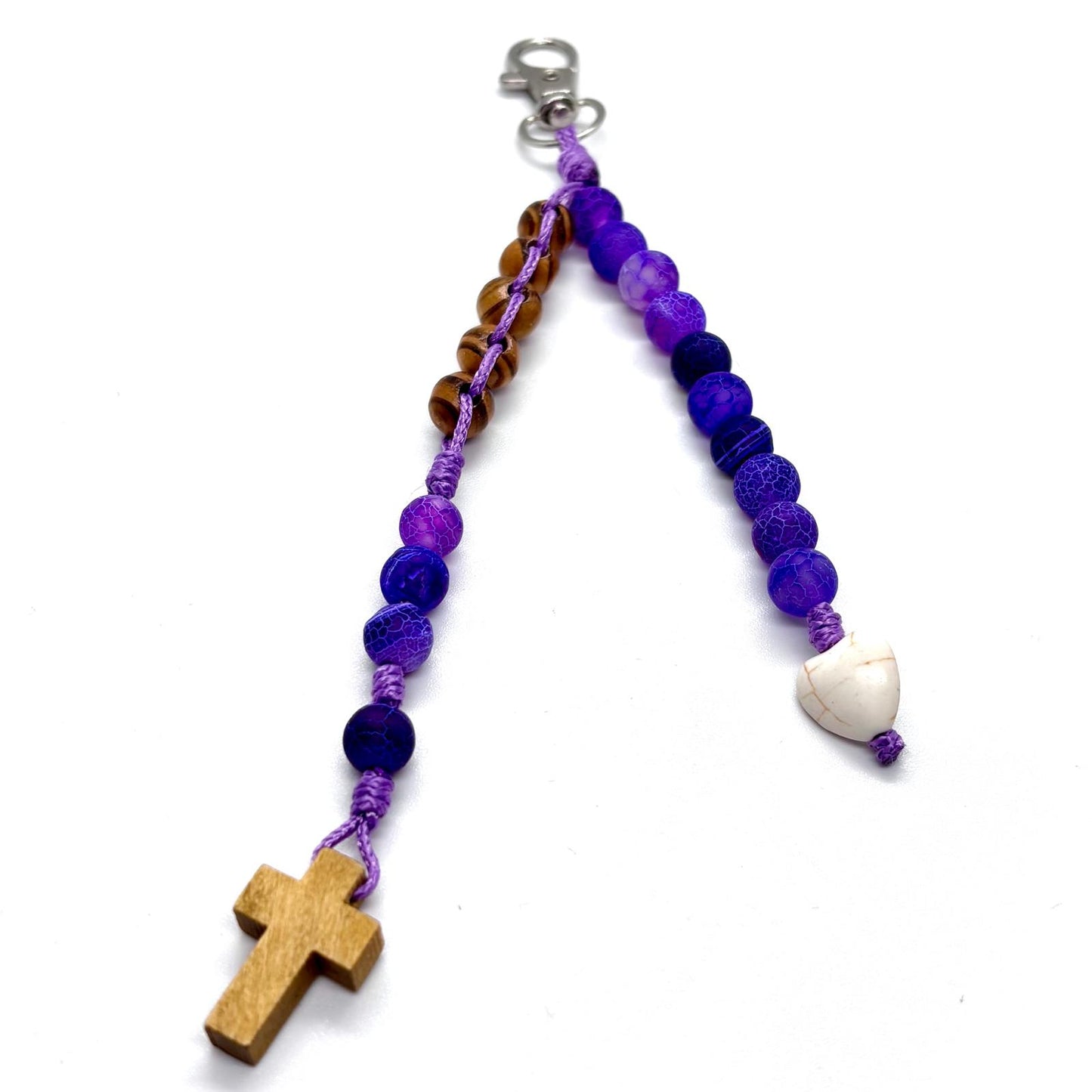Rosario Charm - Pietra Viola