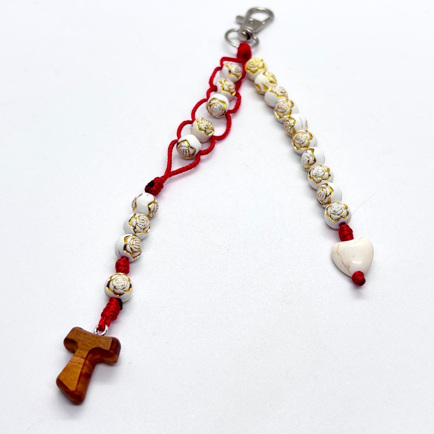 Rosario Charm - Acrilico avorio