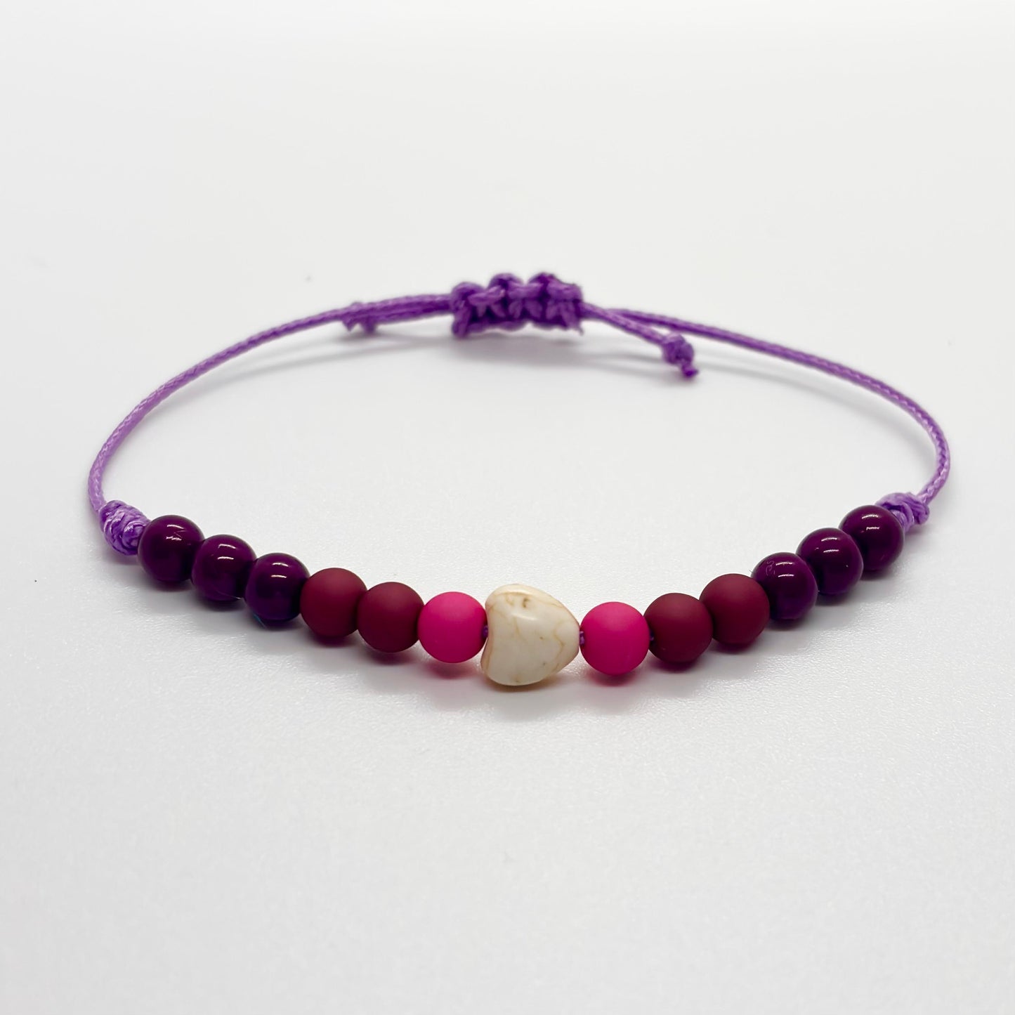 Bracciale in corda con inserto