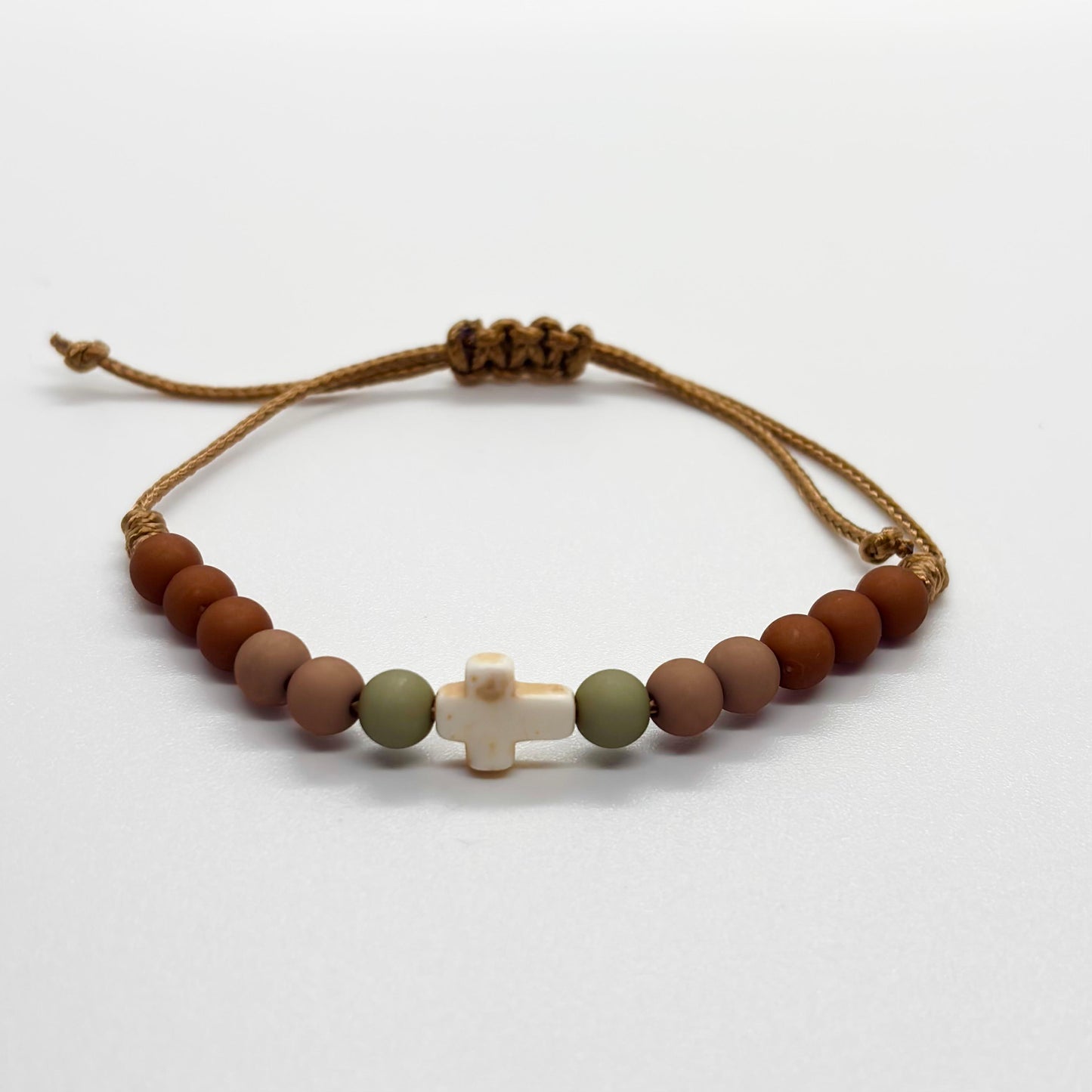 Bracciale in corda con inserto