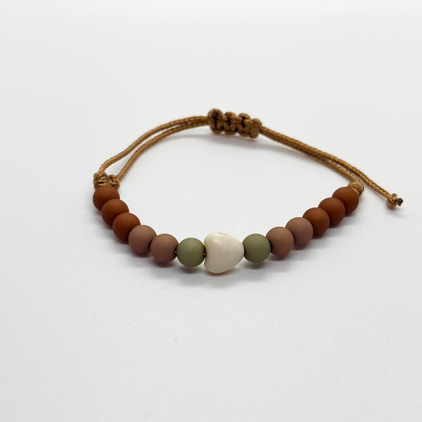 Bracciale in corda con inserto