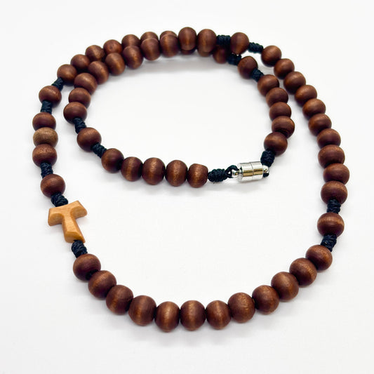Rosario/collana indossabile legno