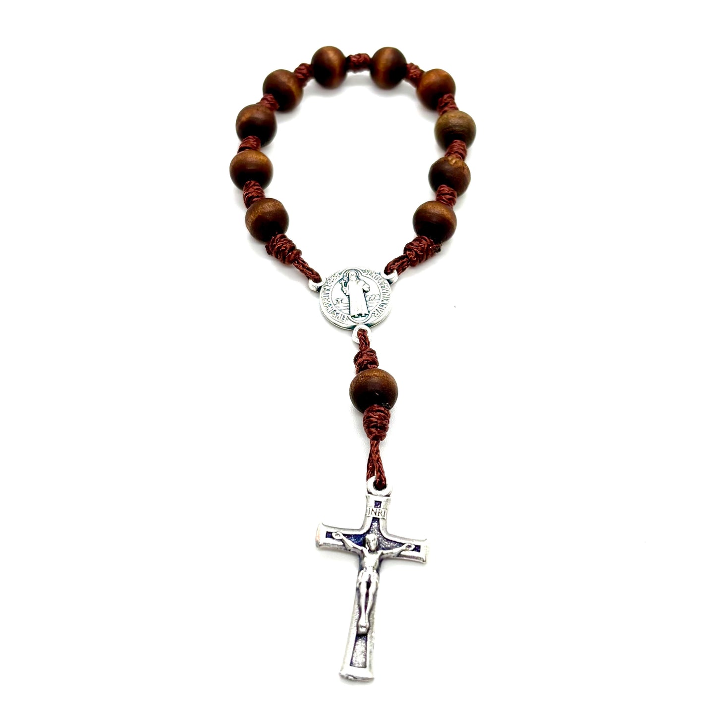 Rosario decina in legno