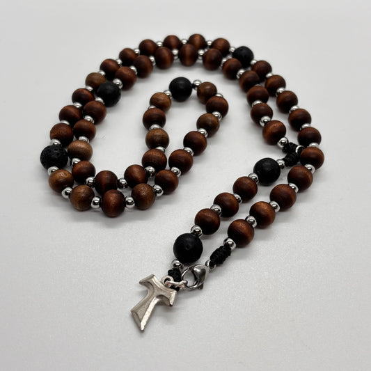 Collana- Rosario in legno