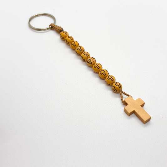 Portachaivi - Decina con incisione - legno (colori vari)