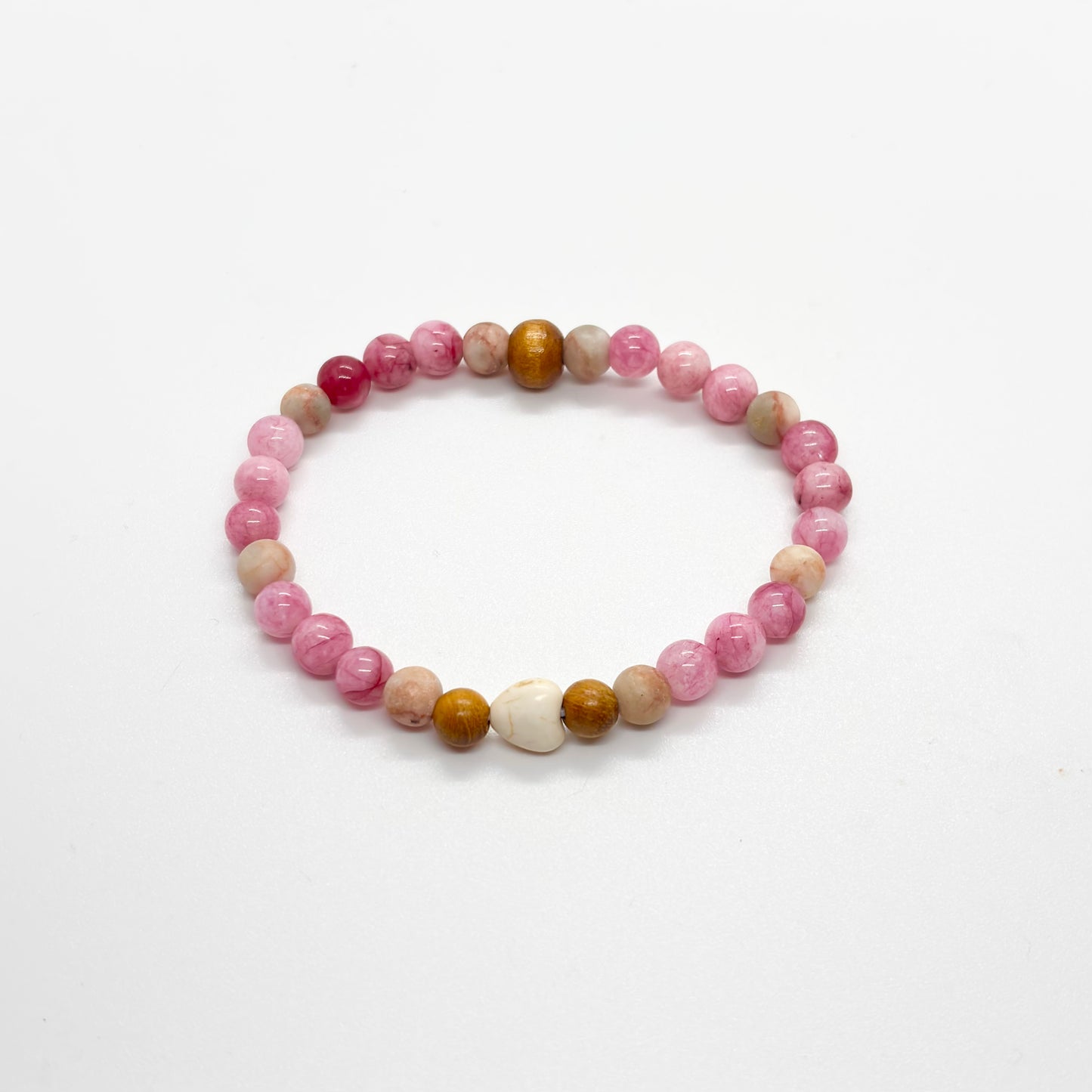 Bracciale in pietra  - cuore