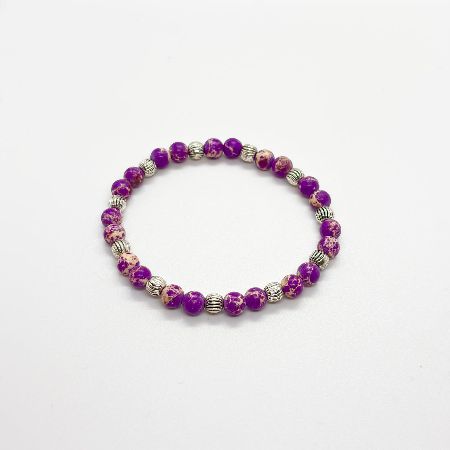 Bracciale in pietra e acciaio