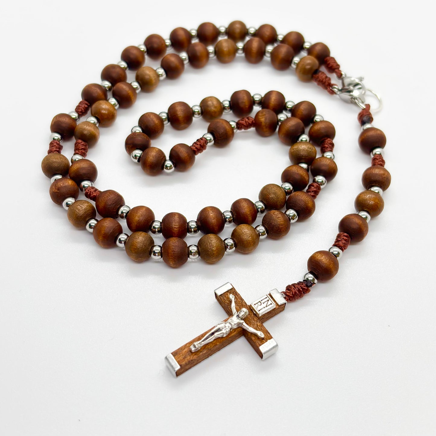 Rosario in legno - Indossabile