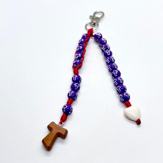 Rosario Charm - Acrilico viola