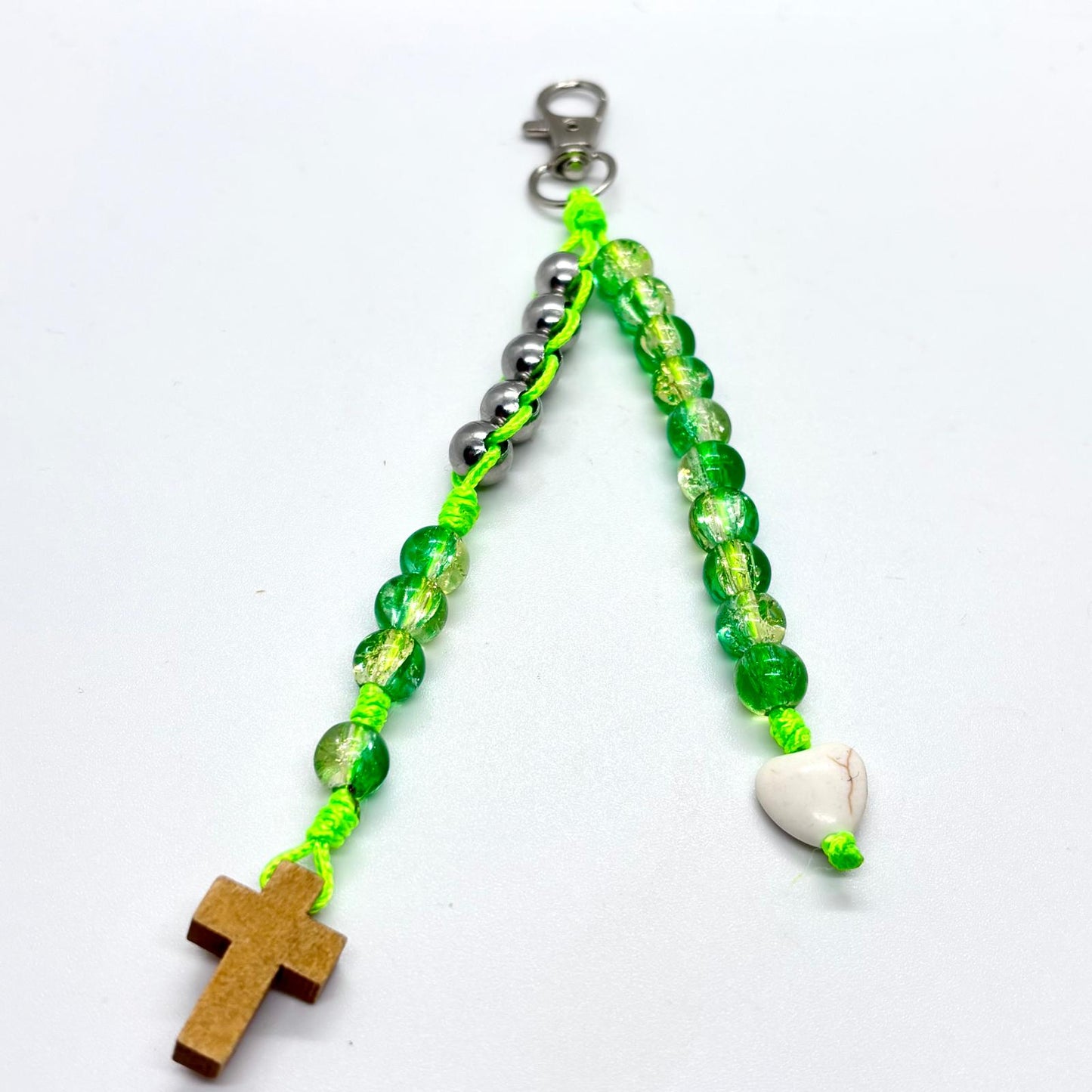 Rosario Charm - Vetro verde