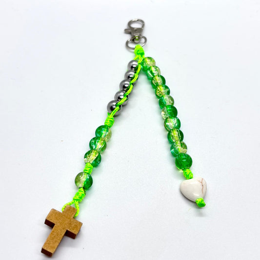 Rosario Charm - Vetro verde