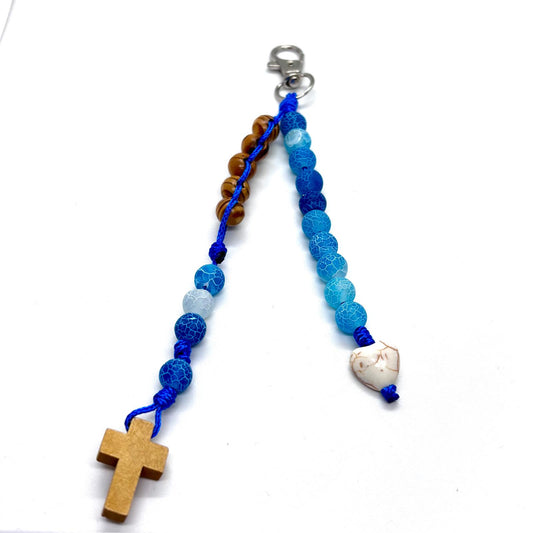 Rosario Charm - Pietra Blu