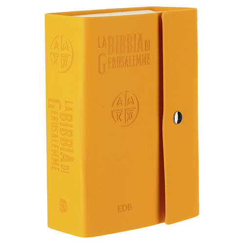 Bibbia Gerusalemme similpelle con bottone