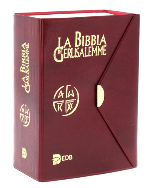 La Bibbia di Gerusalemme - Edizione tascabile con bottone